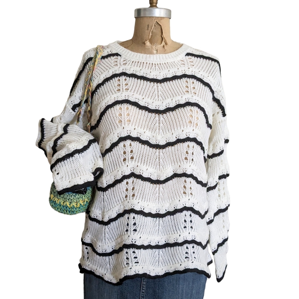 Lane Bryant Striped Sweater Size 14/16